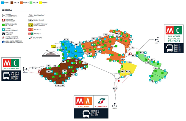 Tor Vergata helyrajz